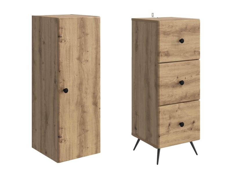  Ensemble de meubles 2 pcs, rangement de salon 34,5x34,5x90 cm bois d'ingénierie shl9889  - Conforama D