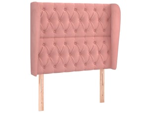 Tete de lit A poser largeur 103 cm rose
