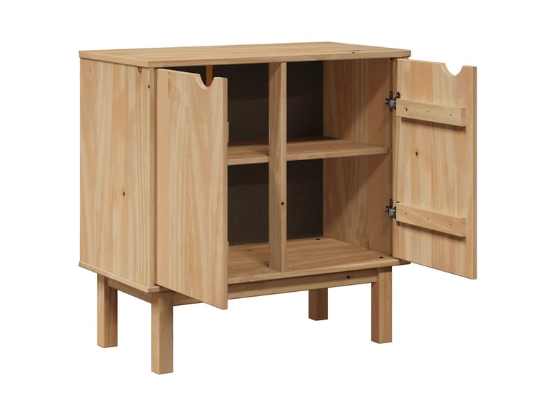  Armoire de couloir otta 75x40x75 cm bois de pin massif  - Conforama E