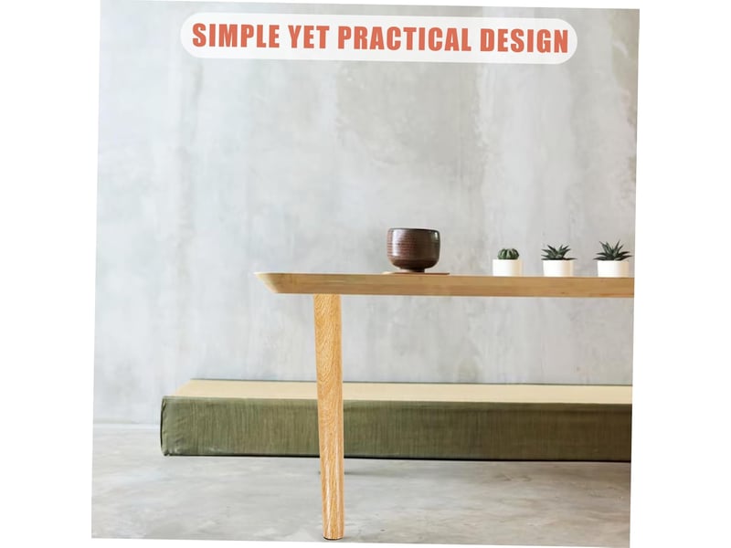  4pièces meubles remplacement de table de canapé de lit de commode pour chaise pour bureau décoratifs  - Conforama E