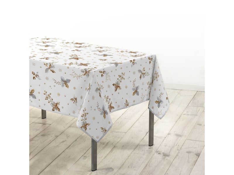  Nappe imprimé guido 150x240cm blanc  - Conforama A