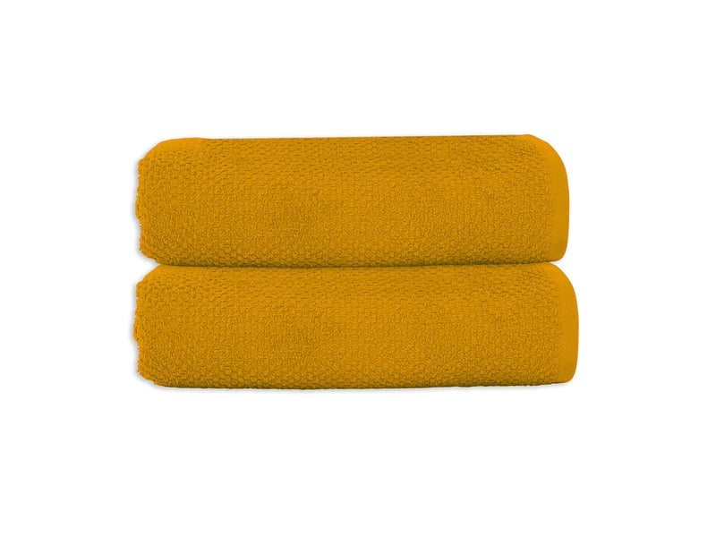  Lot 2 serviettes de bain 70x140 coton éponge  - Conforama A