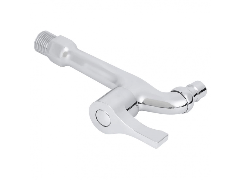  Robinet de machine à laver à simple robinet d'eau froide en cuivre galvanisé g12 po pour usage domestique (corps en cuivre long spécial et bouche en  - Conforama B