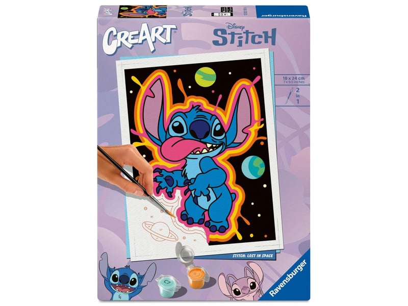  Creart 18x24cm stitch dans l'espace 12023193 - Conforama A