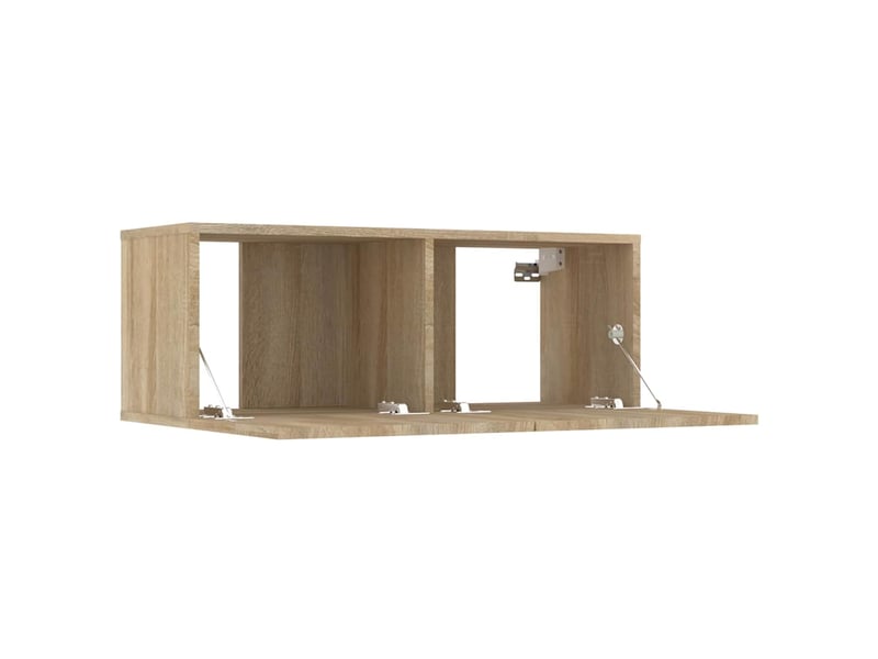  Ensemble de meubles tv 6 pcs chêne sonoma bois d'ingénierie shl92834  - Conforama E