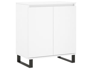 Buffet - bahut - meuble de rangement blanc 60x35x70 cm bois d'ingénierie