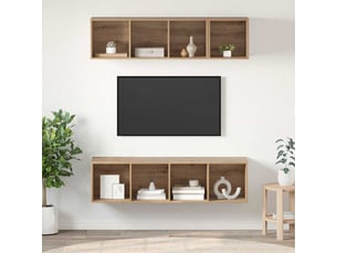 Meuble tv coloris marron 37 cm <strong></strong>  <strong></strong>