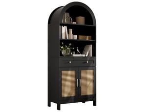 Armoire 2 porte(s) battante  1 tiroir(s) BEAOK  coloris bicolore largeur 70 cm