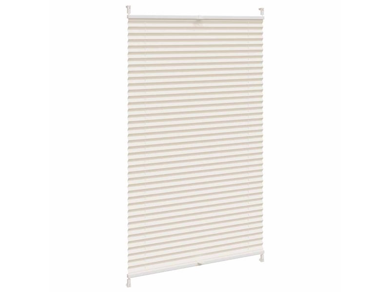 Store plissé, store de fenêtre 70x150 cm crème cf46658 - Conforama C