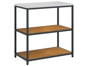 Étagère de cuisine, étagère de rangement hattem rouillé 90x50x92cm acier