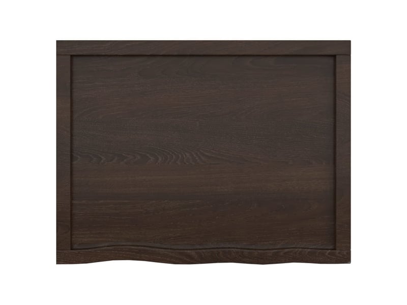  Comptoir de salle de bain, plan de travail marron foncé bois massif traité cf65865  - Conforama C