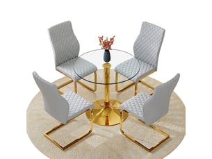 Ensemble table rond(e)  4 chaise(s)    