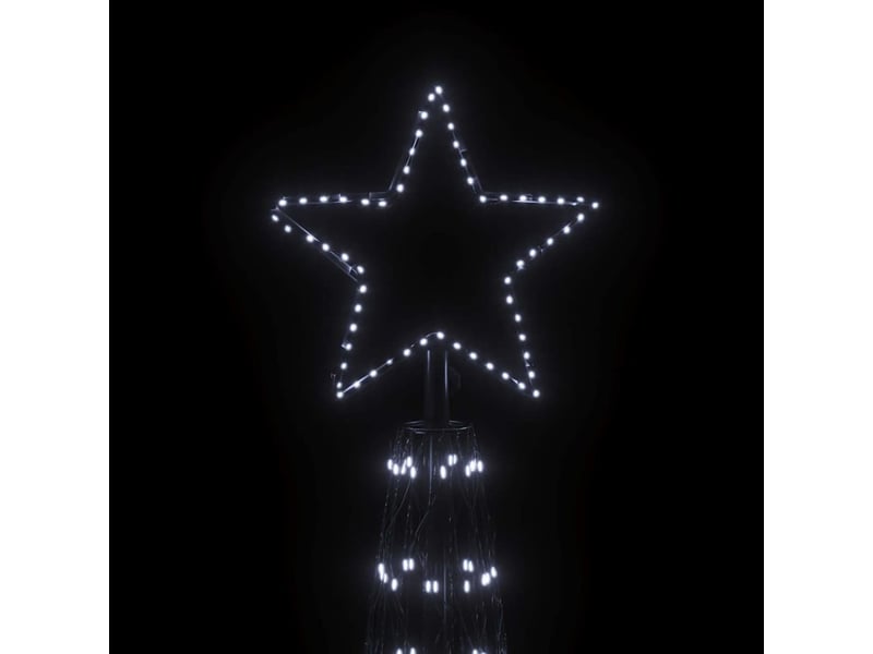 Arbre de noël, sapin de noël cône 3000 led blanc froid 230x800 cm - Conforama E