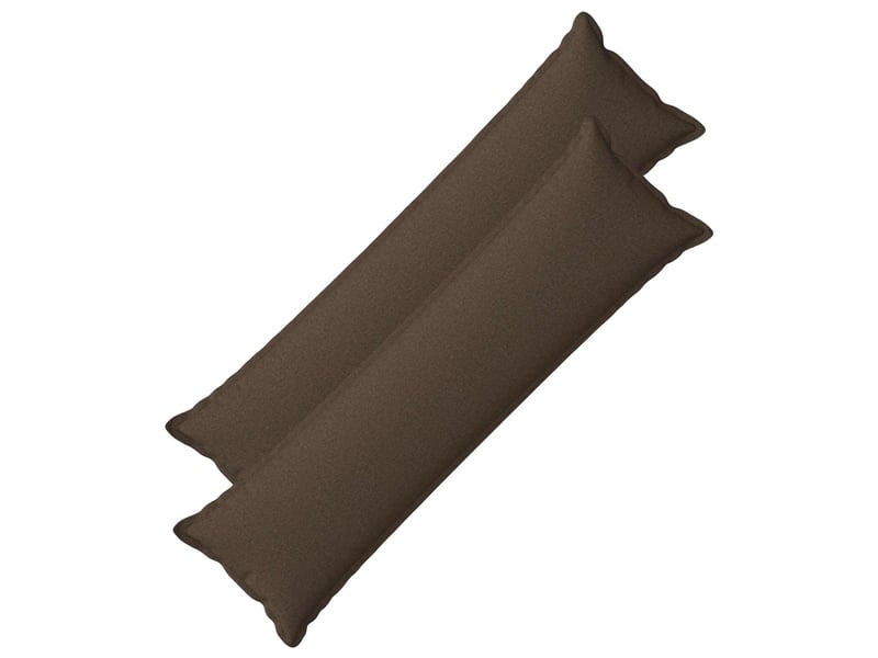  Lot de 2 coussins avec oreiller, coussins décoratifs houten taupe lin synthétique cf51222  - Conforama B