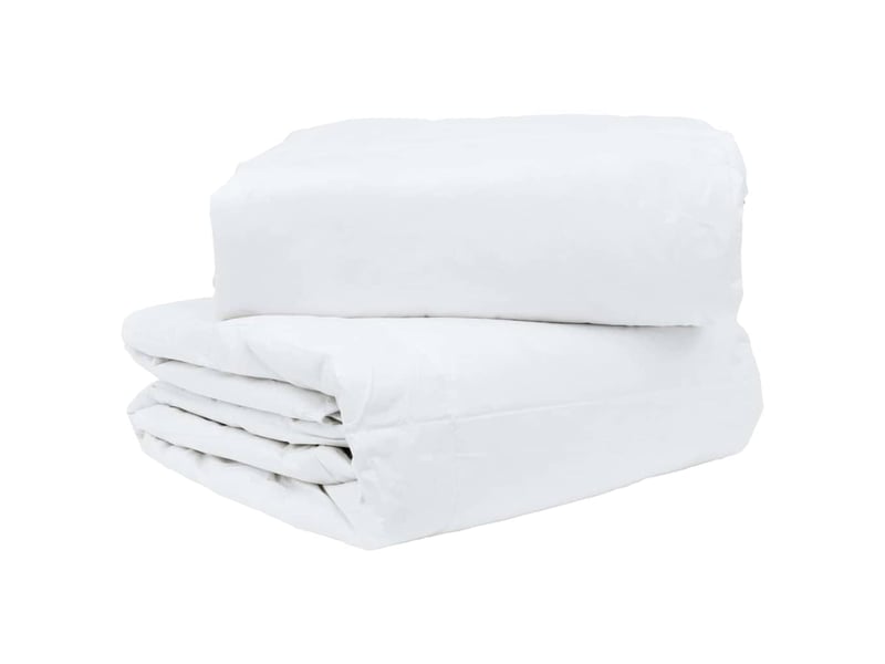  Duvet - couette 2-en-1 blanc 260 x 220 cm plume  - Conforama D
