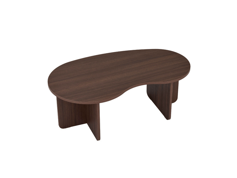  Table basse avec plateau organique l110 cm - moss  - Conforama E