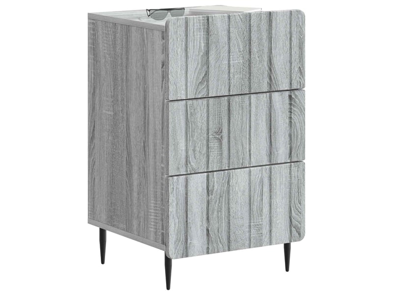 Table de chevet - cabinet de chevet - table de nuit sonoma gris 43 x 41 x 68 cm bois d'ingénierie  - Conforama B