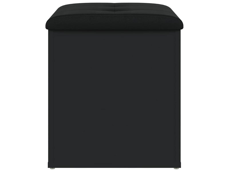  Banc chambre, banc de rangement noir 42x42x45 cm bois d'ingénierie  - Conforama D