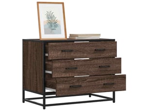 Commode 1 tiroir(s)    <strong></strong> <strong></strong> coloris marron largeur 70 cm