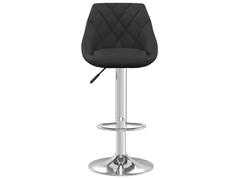  Tabouret de bar, chaise de bar noir velours shl54099  - Conforama C