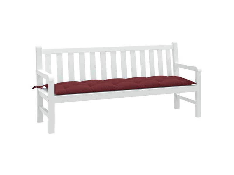  Coussin de banc de jardin, coussin d'assise rouge bordeaux mélangé tissu cf52821  - Conforama B