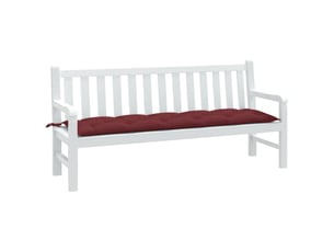Coussin de banc de jardin, coussin d'assise rouge bordeaux mélangé tissu cf52821