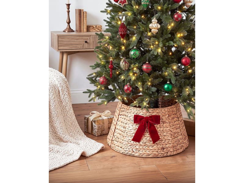  Jupe de sapin de noël humpplia  60 cm rouge  - Conforama B