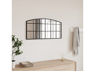 Miroir  à fixer coloris noir <strong></strong>  <strong></strong> - 80 cm x 40 cm