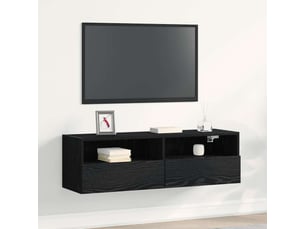 Meuble tv coloris noir 100 cm <strong></strong>  <strong></strong>
