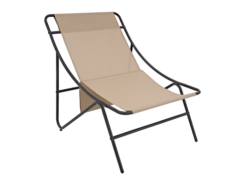  Ensemble bistro de jardin gris 3 pièces, 2 fauteuils avec coussins épais, table basse, cadre en acier thermolaqué, mobilier extérieur terrasse balcon, 216741 - Conforama C
