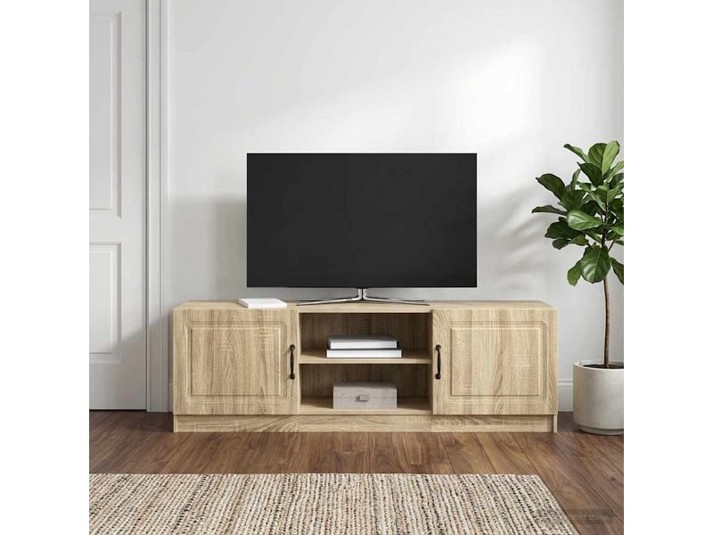  Meuble tv - banc tv - meuble de rangement chêne sonoma 150 x 31 x 47 cm bois d'ingénierie  - Conforama D