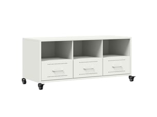 Meuble tv coloris blanc 100.5 cm   