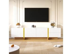 Meuble tv coloris bicolore 180 cm