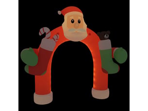 Porte voûtée gonflable de noël avec led 320 cm