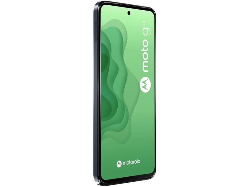 Smartphone 4g double sim moto g13 6.5 4 go 128 go android 13 ecran 90 hz triple photo 50 mp charbon de bois MOTOG134128N - Conforama C