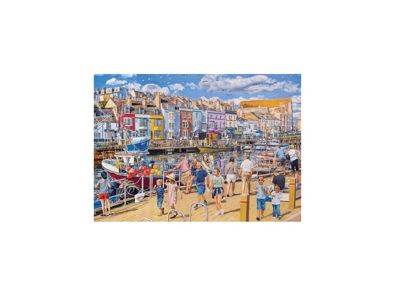  Puzzle 1000 pieces jumbo weymouth harbour JUM8721017609186 - Conforama B