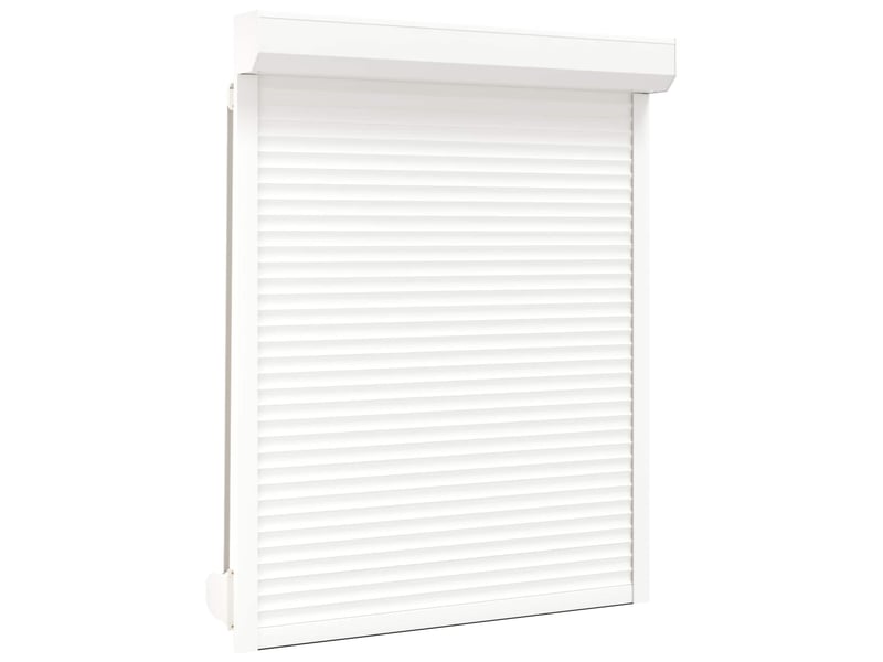  Store enrouleur, store roulant blanc 120 x 150 cm aluminium et polyuréthane cf47252  - Conforama A