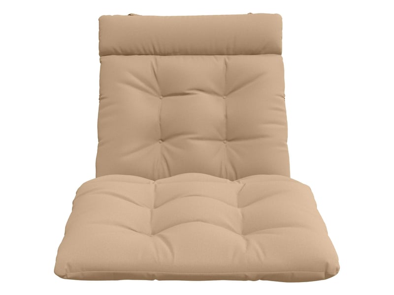  Coussin de transat, coussin pour bain de soleil vianen 100 % polyester sable 200 x 80 x 8 cm cf56344  - Conforama D