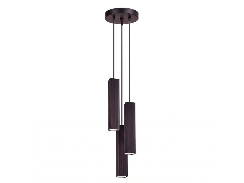  Suspension rayo 3p noire aluminium moderne 108x20x20cm SL.3171 - Conforama A