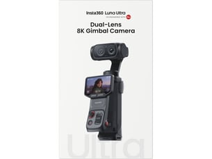 Camera stabilisee 3 axes 1 pouce 8k luna ultra 2 ecran