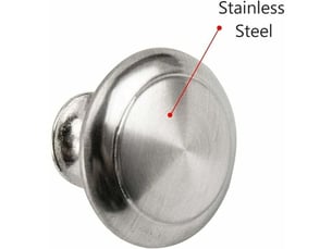 Bouton de meuble cuisine poignées cabinet acier inox portes coupe décoration porte cabinet placard tiroir armoire(20pcs)