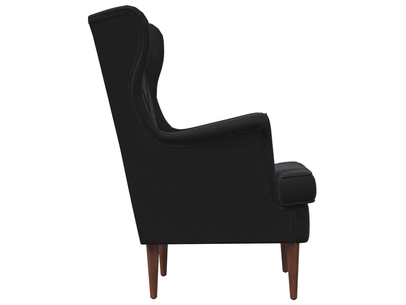  Vidaxl fauteuil noir velours  - Conforama E