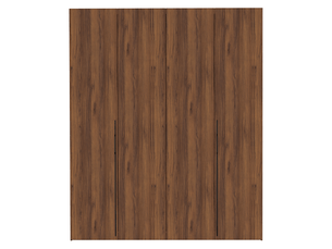 Armoire 2 porte(s) 3 tiroir(s) <strong>SELSEY</strong> <strong>Bari</strong> coloris marron largeur 200 cm