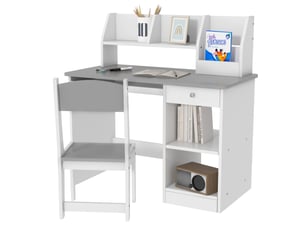 Bureau enfant    coloris gris
