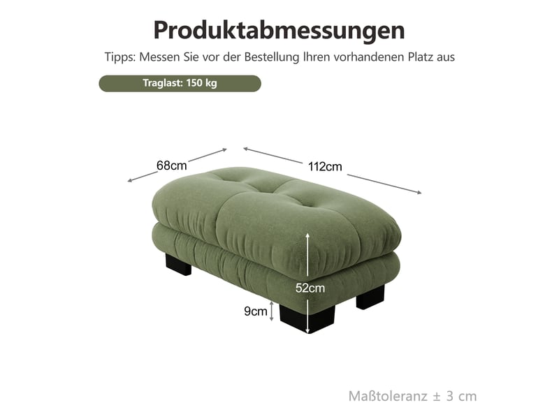  Pouf paris - vert SF20250027071 - Conforama E
