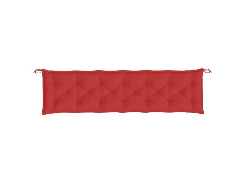  Coussin de banc de jardin, coussin d'assise rouge 200x50x7 cm tissu oxford cf52806  - Conforama D