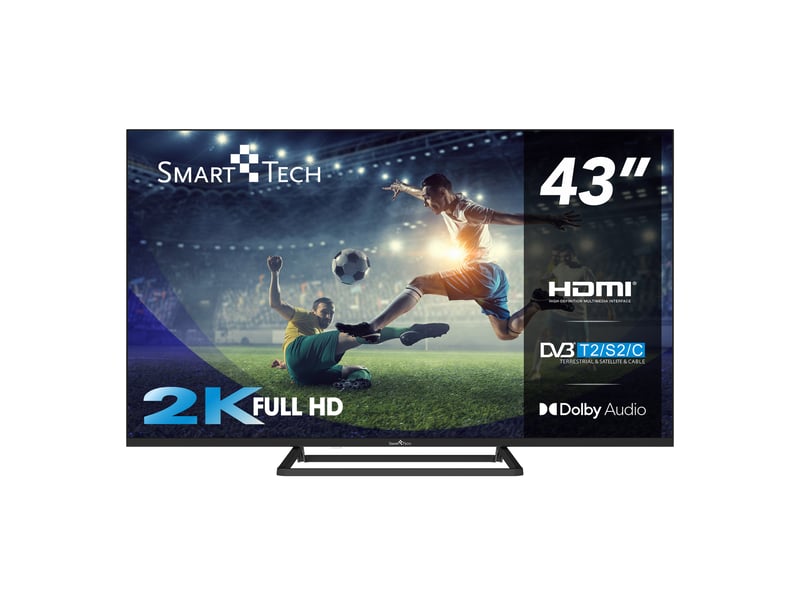  Smart tech 43fn01v3 full hd 1920 (h) × 1080 (v) led tv 43 pouces (109cm) triple tuner dolby audio h.265 3xhdmi, 2xusb, modèle 2024 43fn01v3 - Conforama A