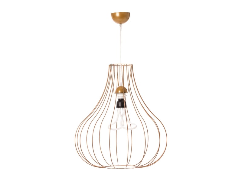  Lampe suspension en métal leonie 50cm or  - Conforama A