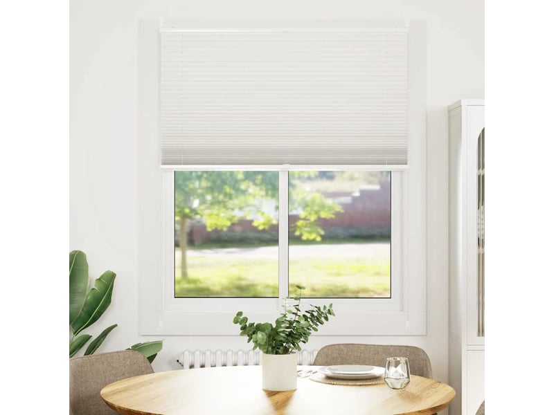 Store plissé, store de fenêtre 110x100 cm blanc cf46628 - Conforama B