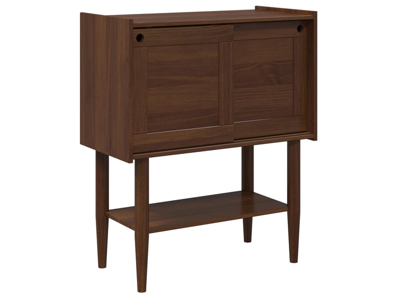  Table console, console d'entrée, meuble console bilbao caramel foncé 80 x 40 x 95 cm  - Conforama A